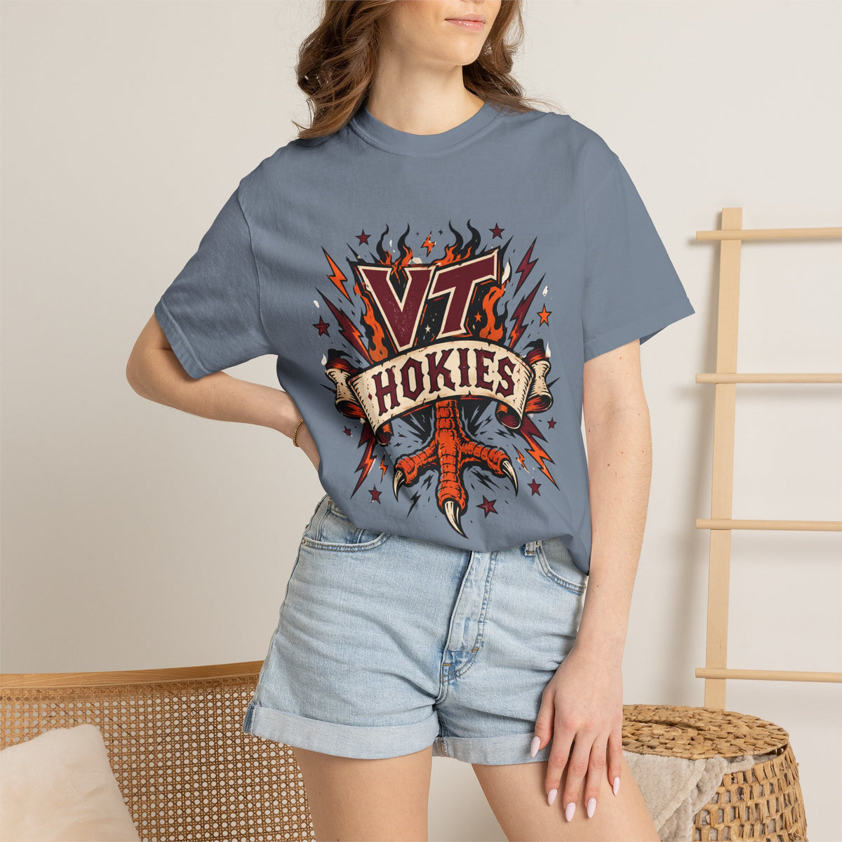 VA Tech Hokies Unisex Garment-Dyed T-shirt