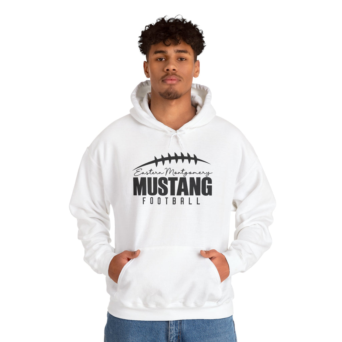 Mustang Football Hooded Sweatshirt