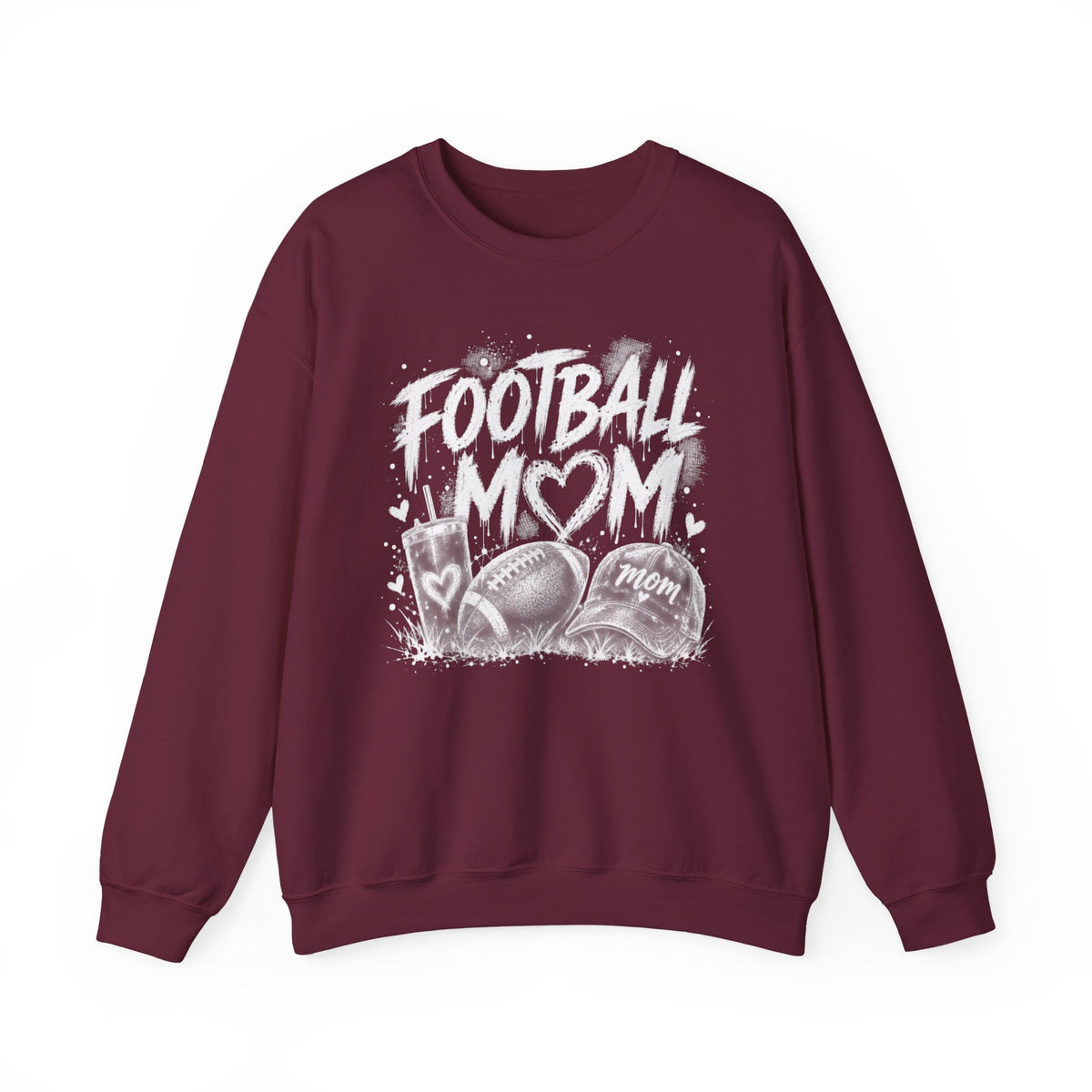 Football Mom Crewneck Sweatshirt