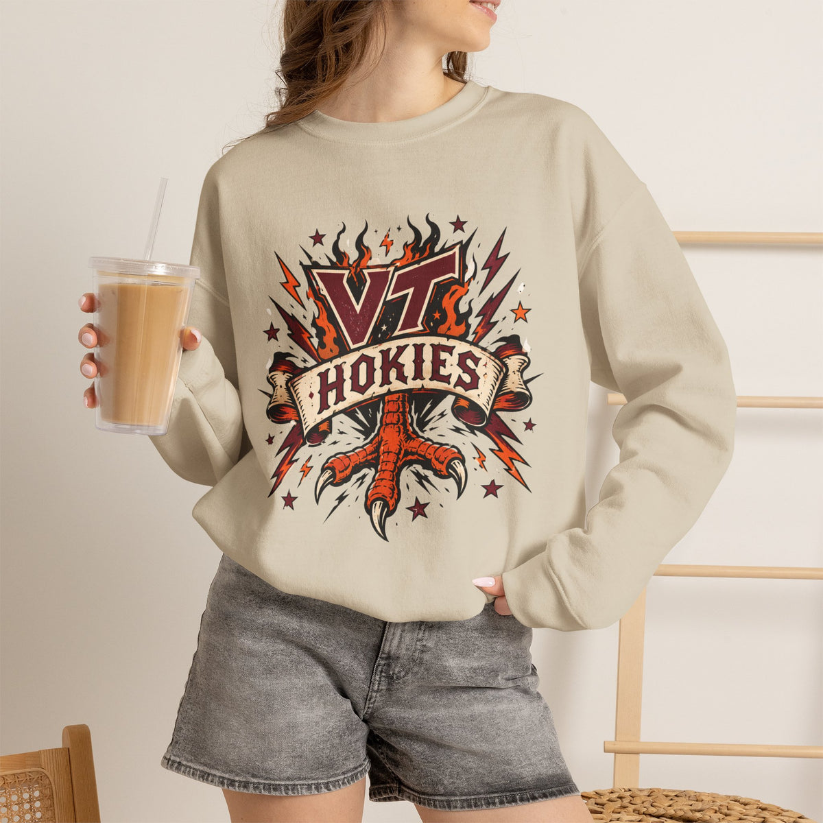 Virginia Tech Crewneck Unisex Heavy Blend™ Crewneck Sweatshirt