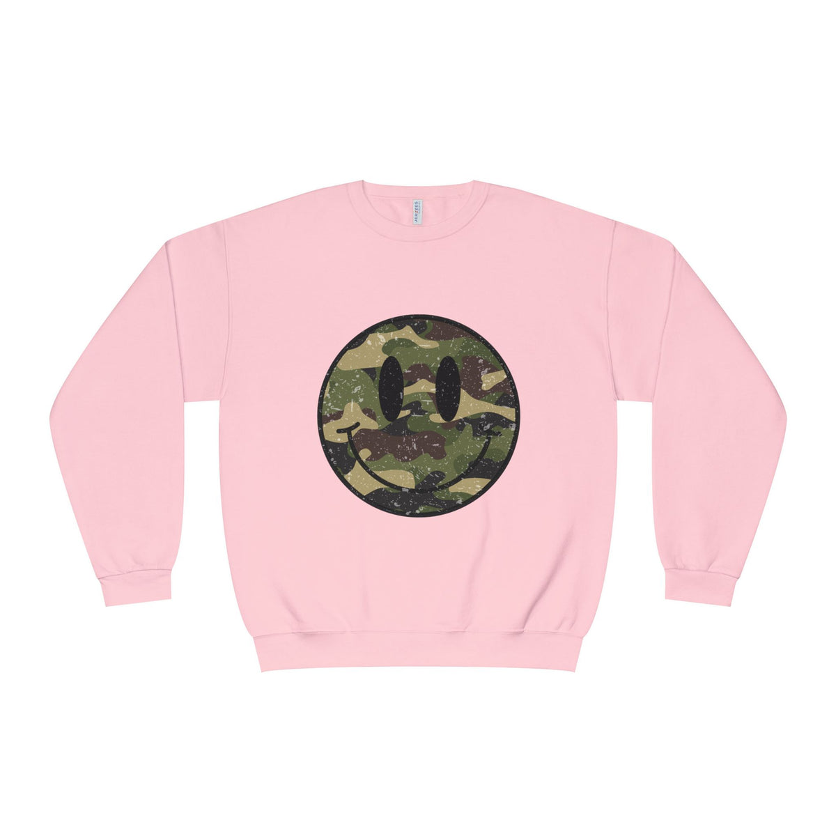 Camo Smiley Crewneck