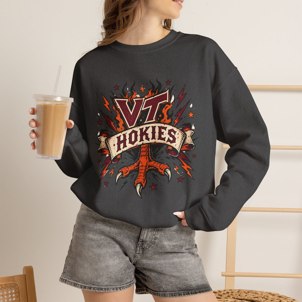 Virginia Tech Crewneck Unisex Heavy Blend™ Crewneck Sweatshirt