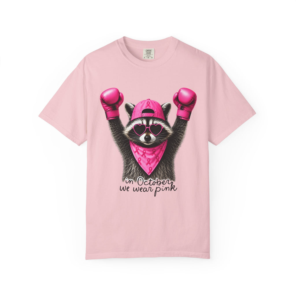 In October We Wear Pink Unisex Garment-Dyed T-shirt