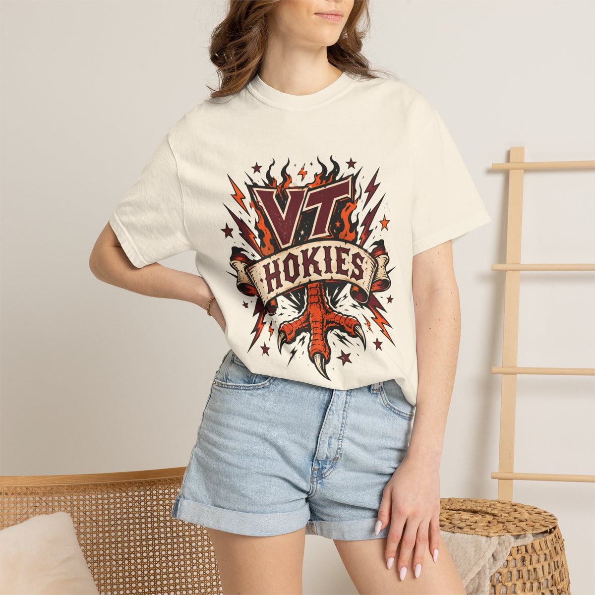 VA Tech Hokies Unisex Garment-Dyed T-shirt