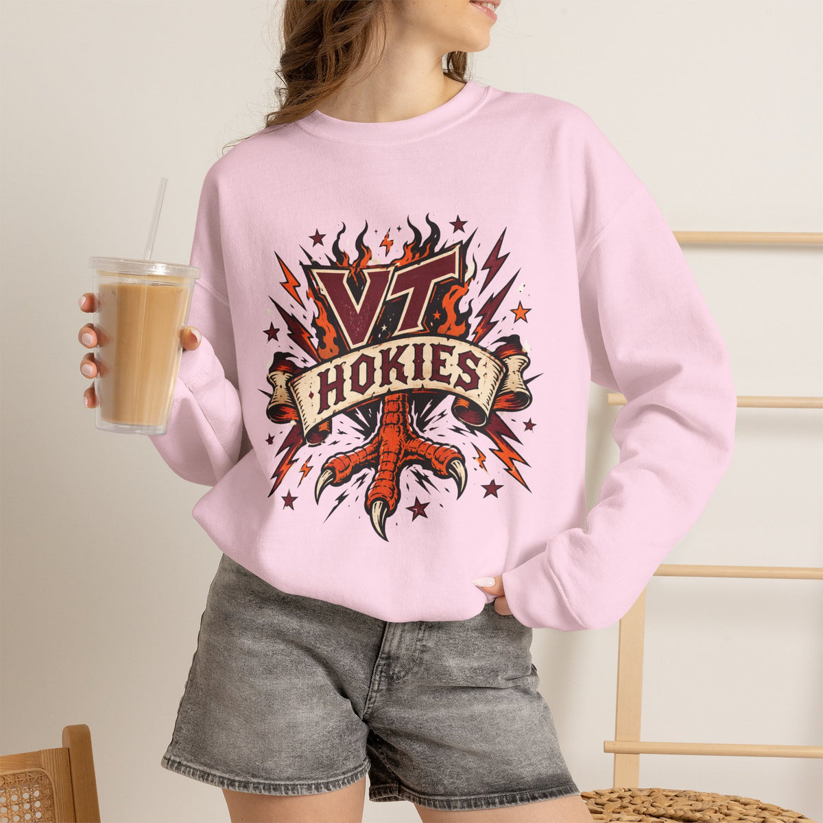 Virginia Tech Crewneck Unisex Heavy Blend™ Crewneck Sweatshirt