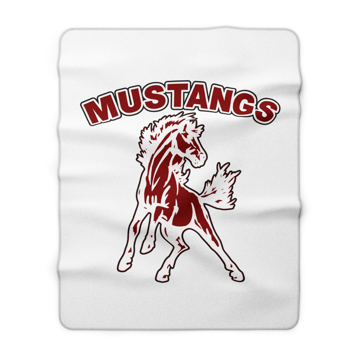 Mustang Sherpa Fleece Blanket