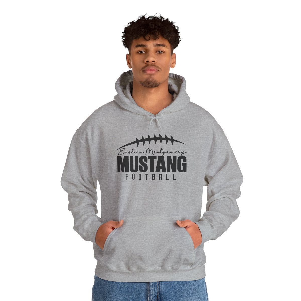 Mustang Football Hooded Sweatshirt