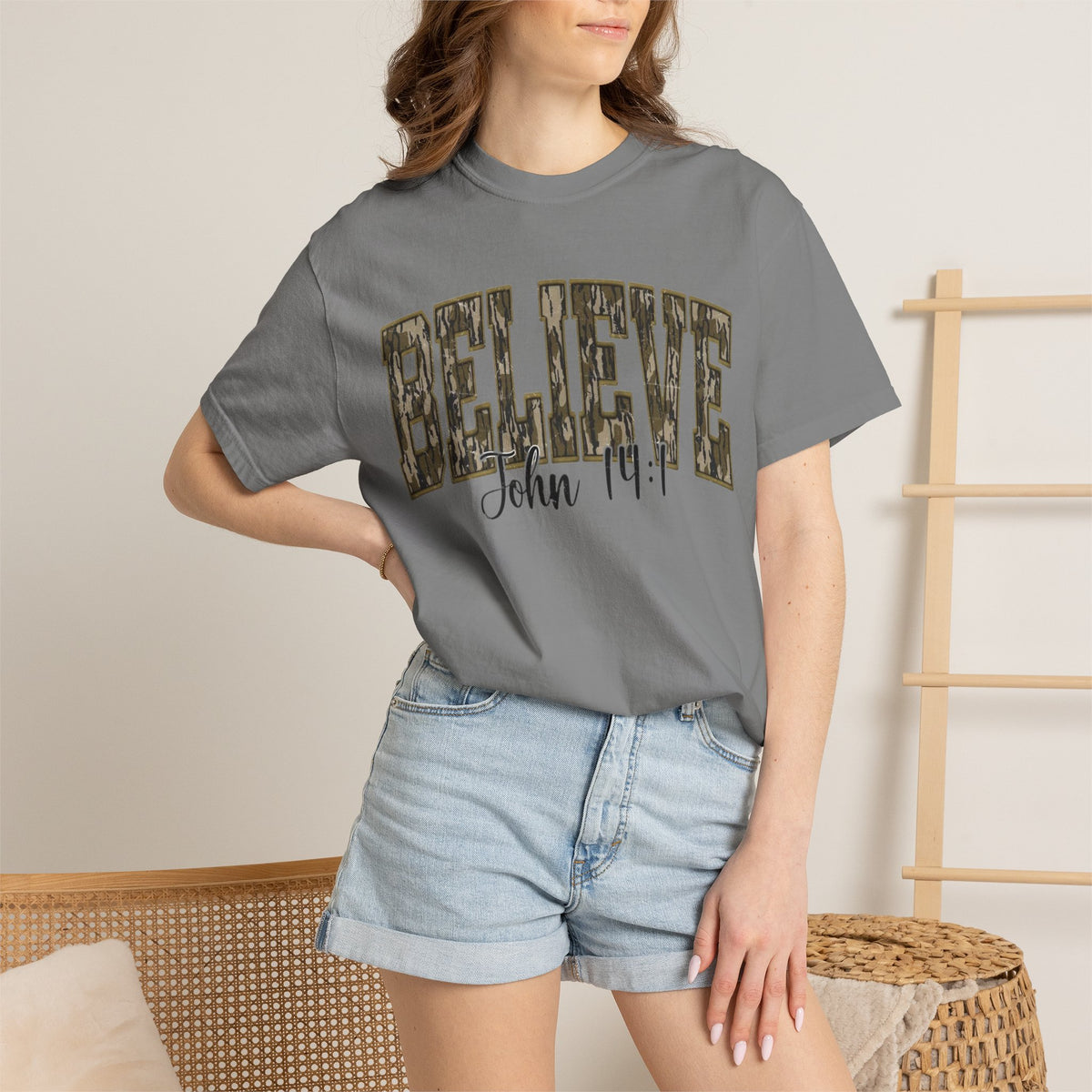 Believe Camo T-shirt