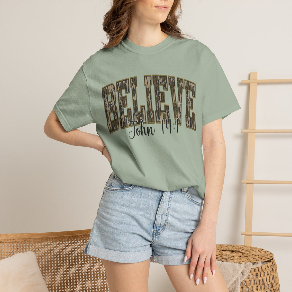 Believe Camo T-shirt