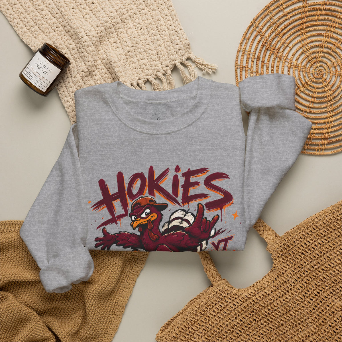 Virginia Tech Unisex Heavy Blend™ Crewneck Sweatshirt