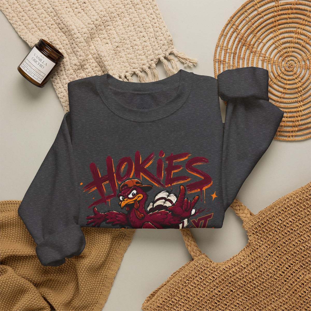 Virginia Tech Unisex Heavy Blend™ Crewneck Sweatshirt