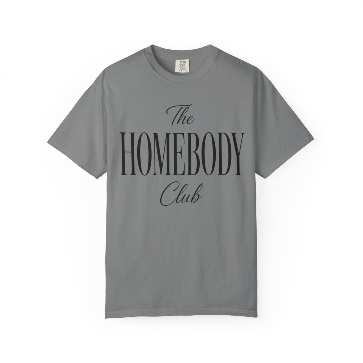 The Homebody club Blk Unisex Garment-Dyed T-shirt