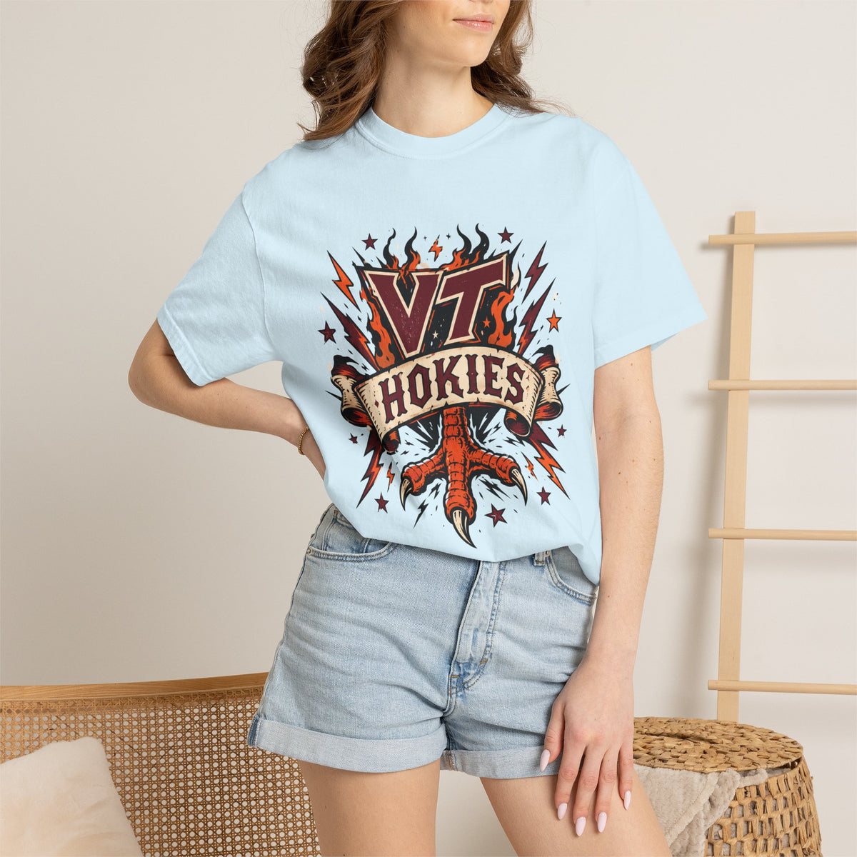 VA Tech Hokies Unisex Garment-Dyed T-shirt