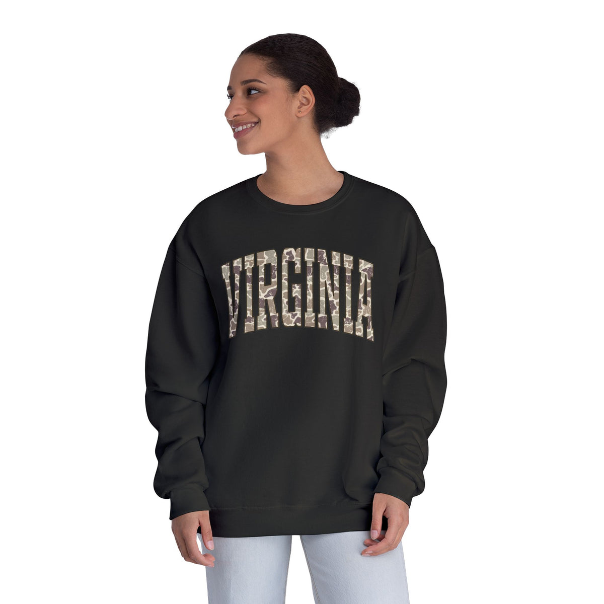 Camo Virginia Crewneck