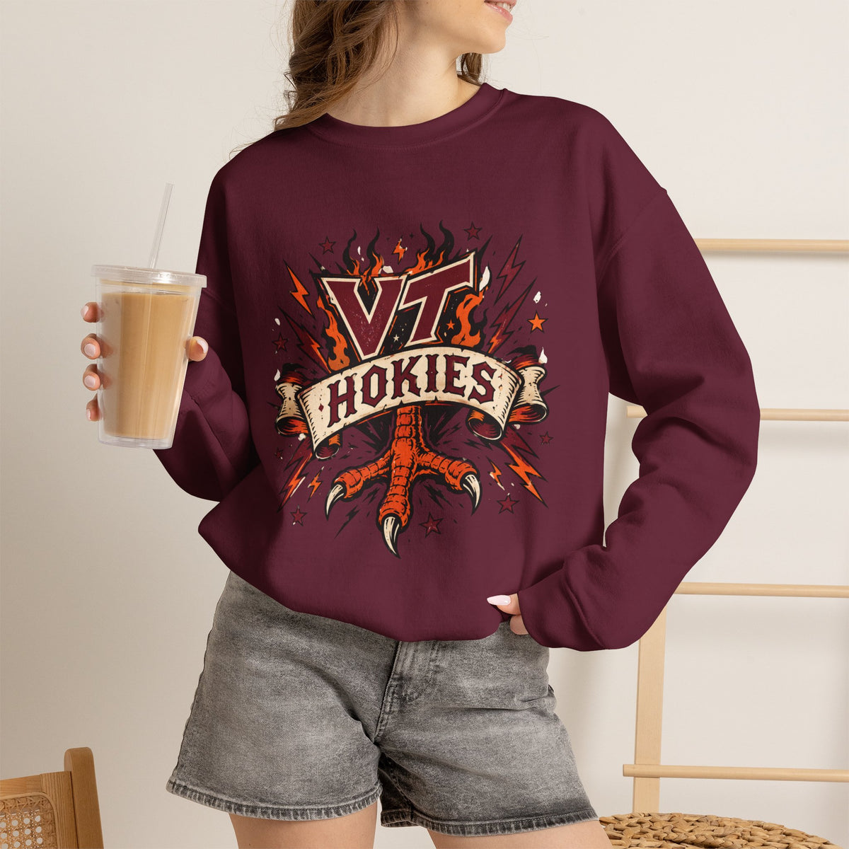 Virginia Tech Crewneck Unisex Heavy Blend™ Crewneck Sweatshirt