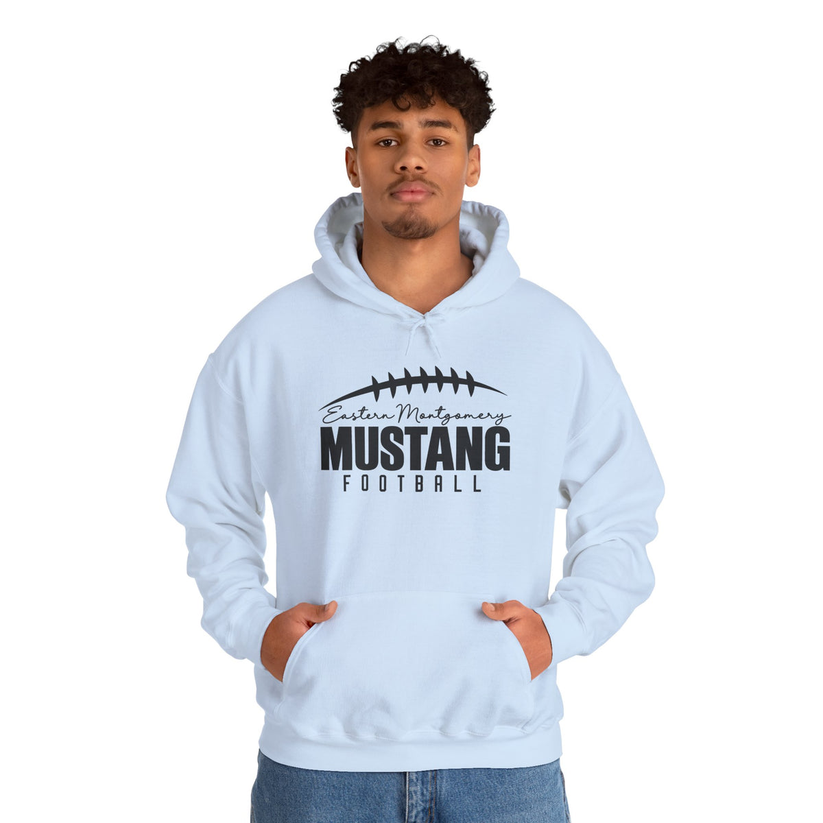 Mustang Football Hooded Sweatshirt