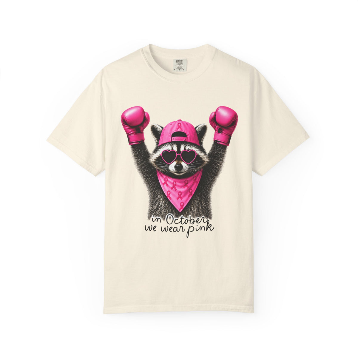 In October We Wear Pink Unisex Garment-Dyed T-shirt