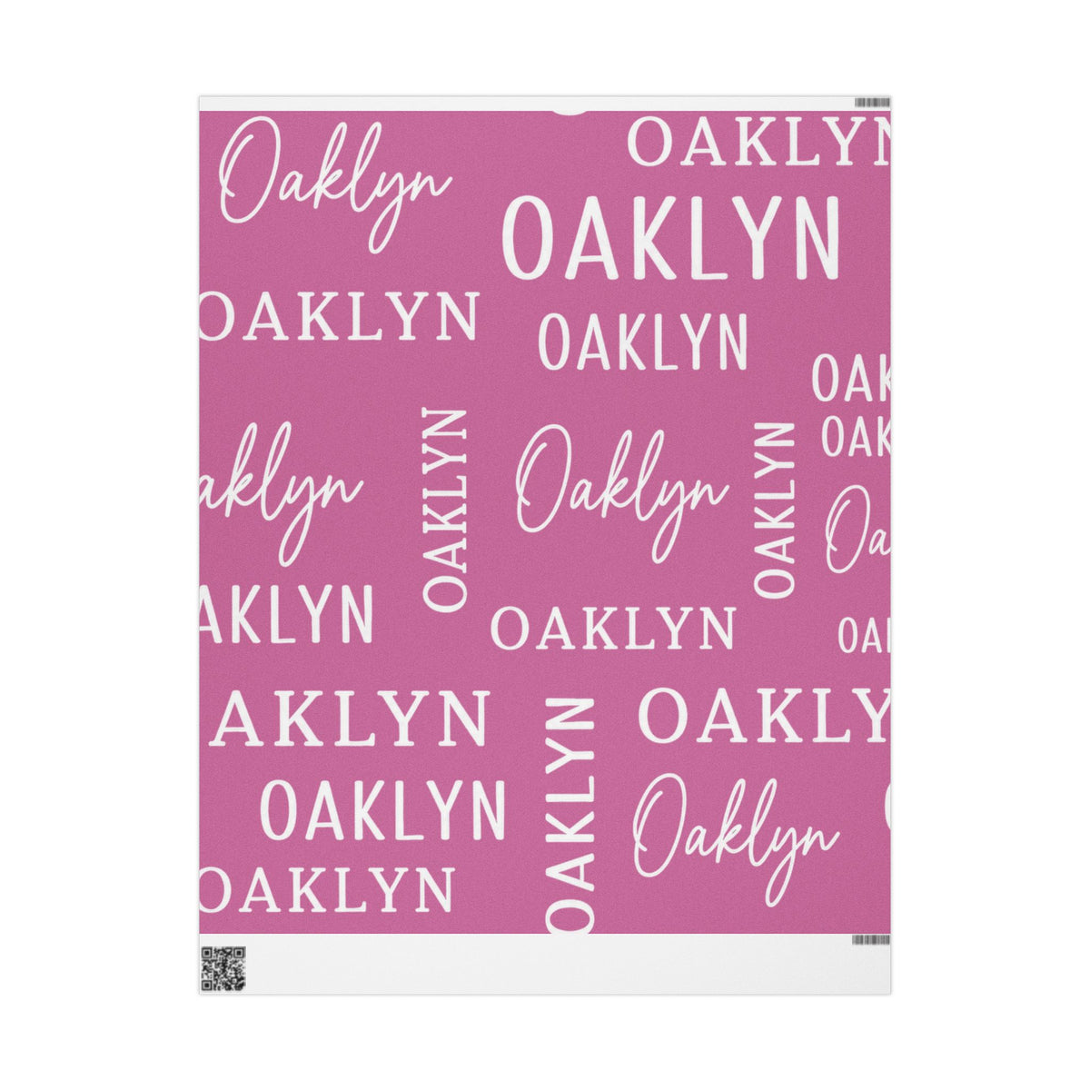Custom Wrapping Paper