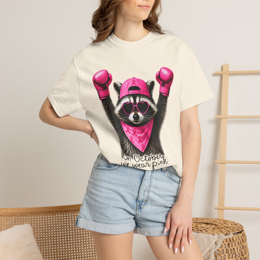 In October We Wear Pink Unisex Garment-Dyed T-shirt