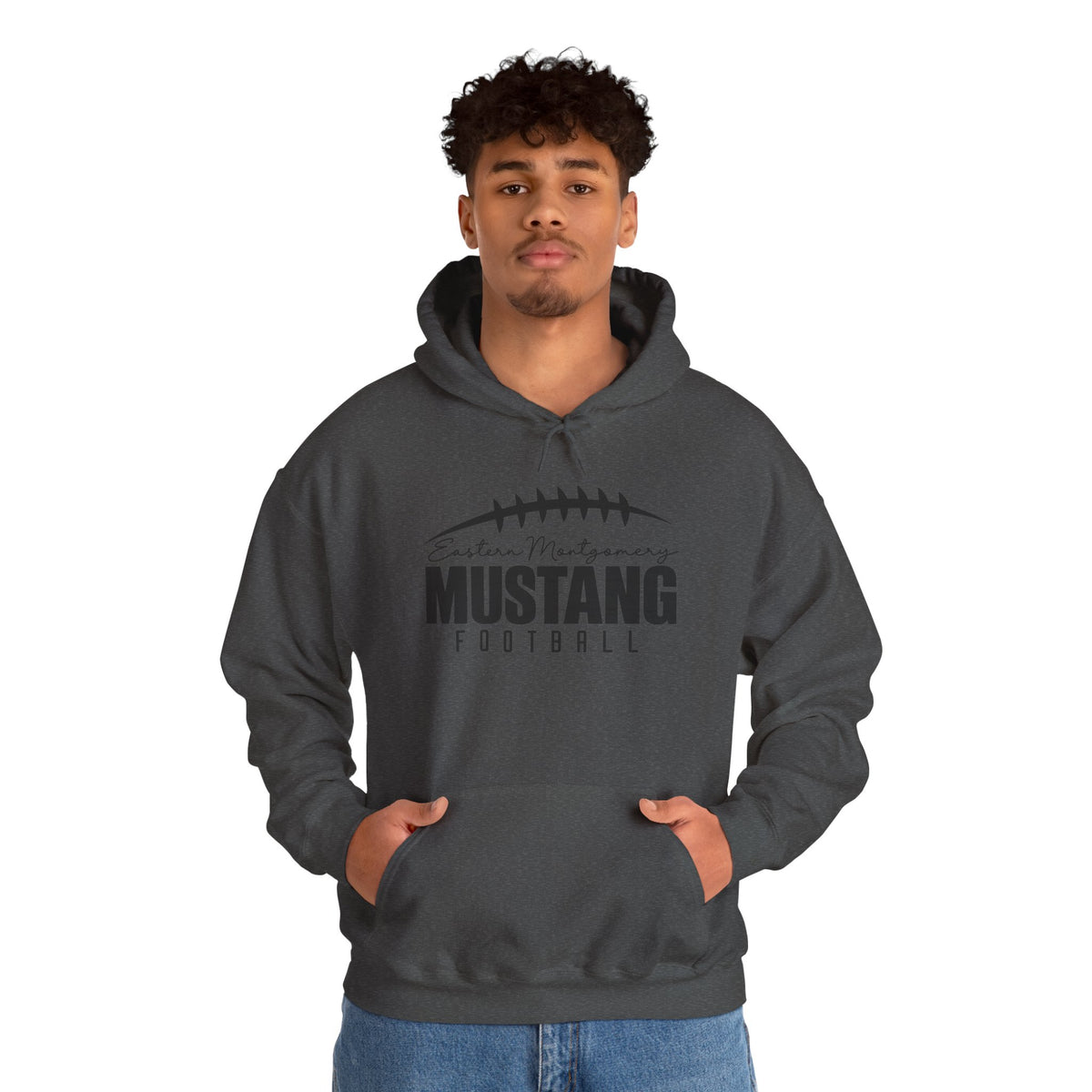 Mustang Football Hooded Sweatshirt
