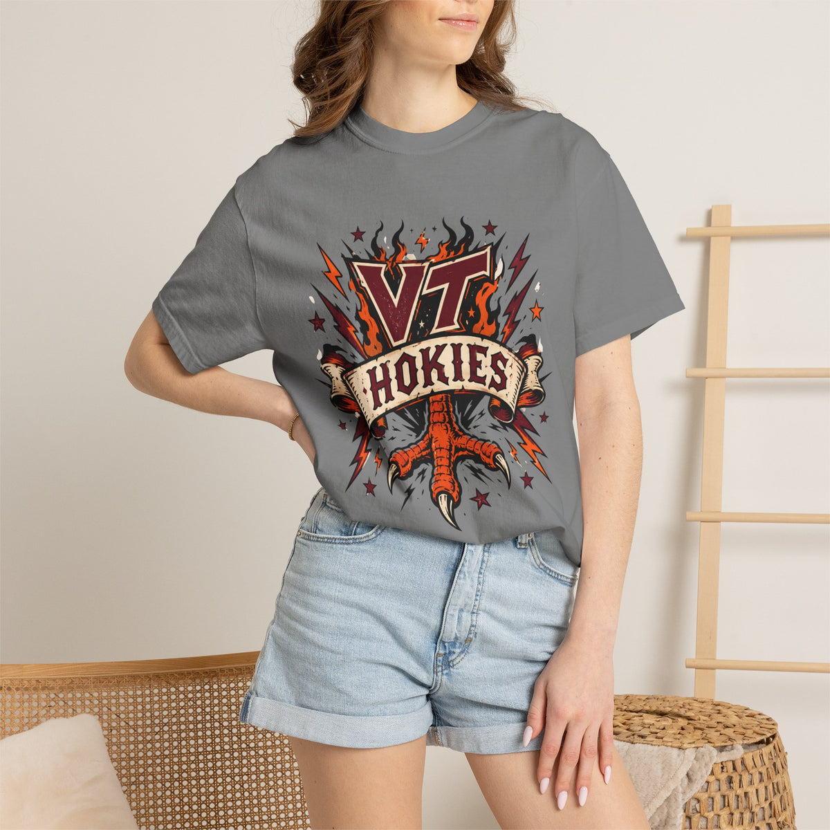 VA Tech Hokies Unisex Garment-Dyed T-shirt