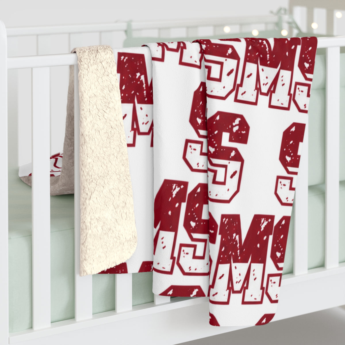SMS Sherpa Fleece Blanket