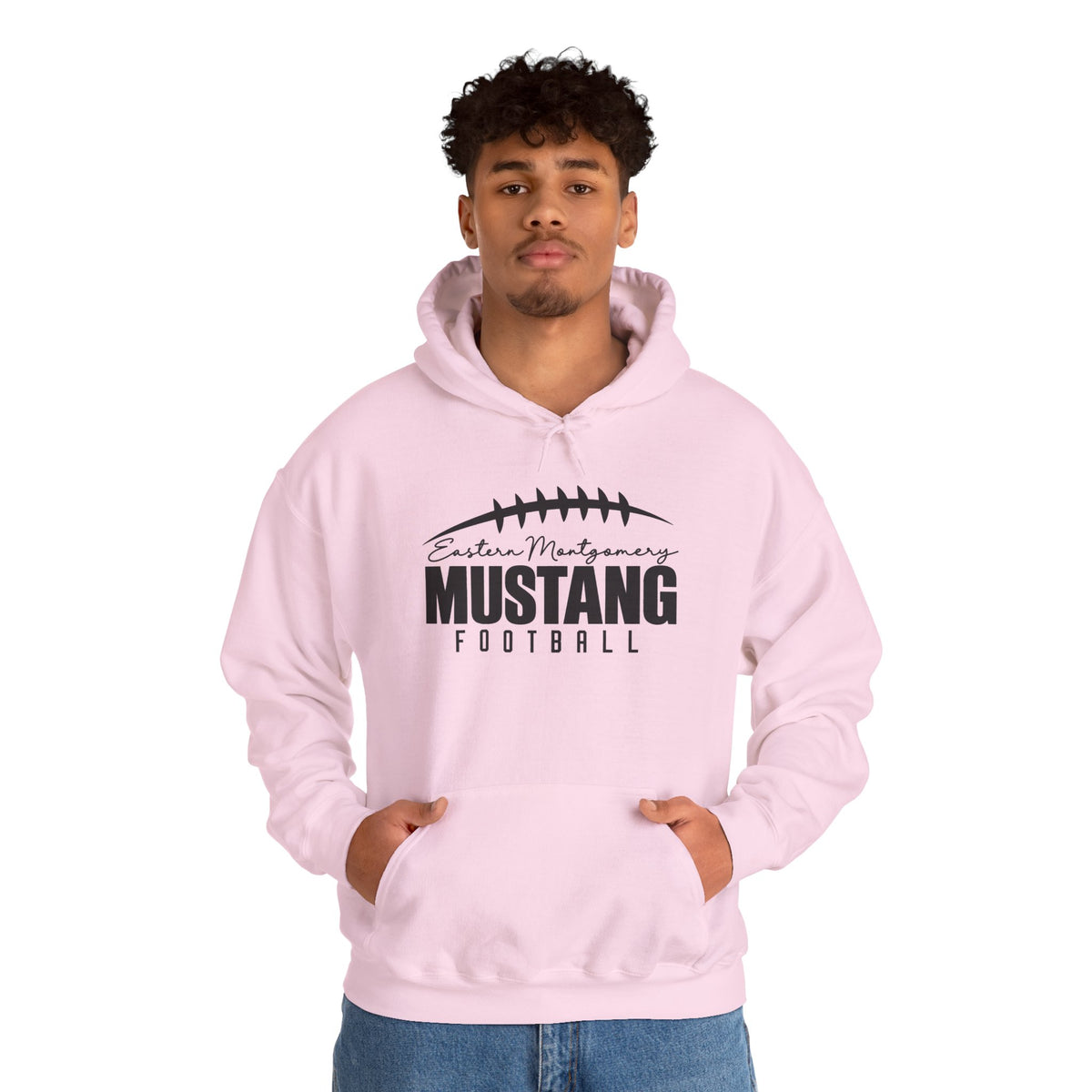 Mustang Football Hooded Sweatshirt