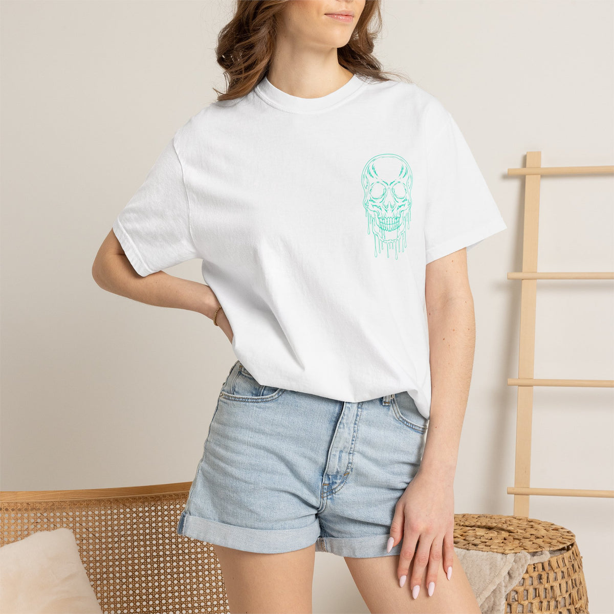 Spooky Bitch Season Unisex Garment-Dyed T-shirt