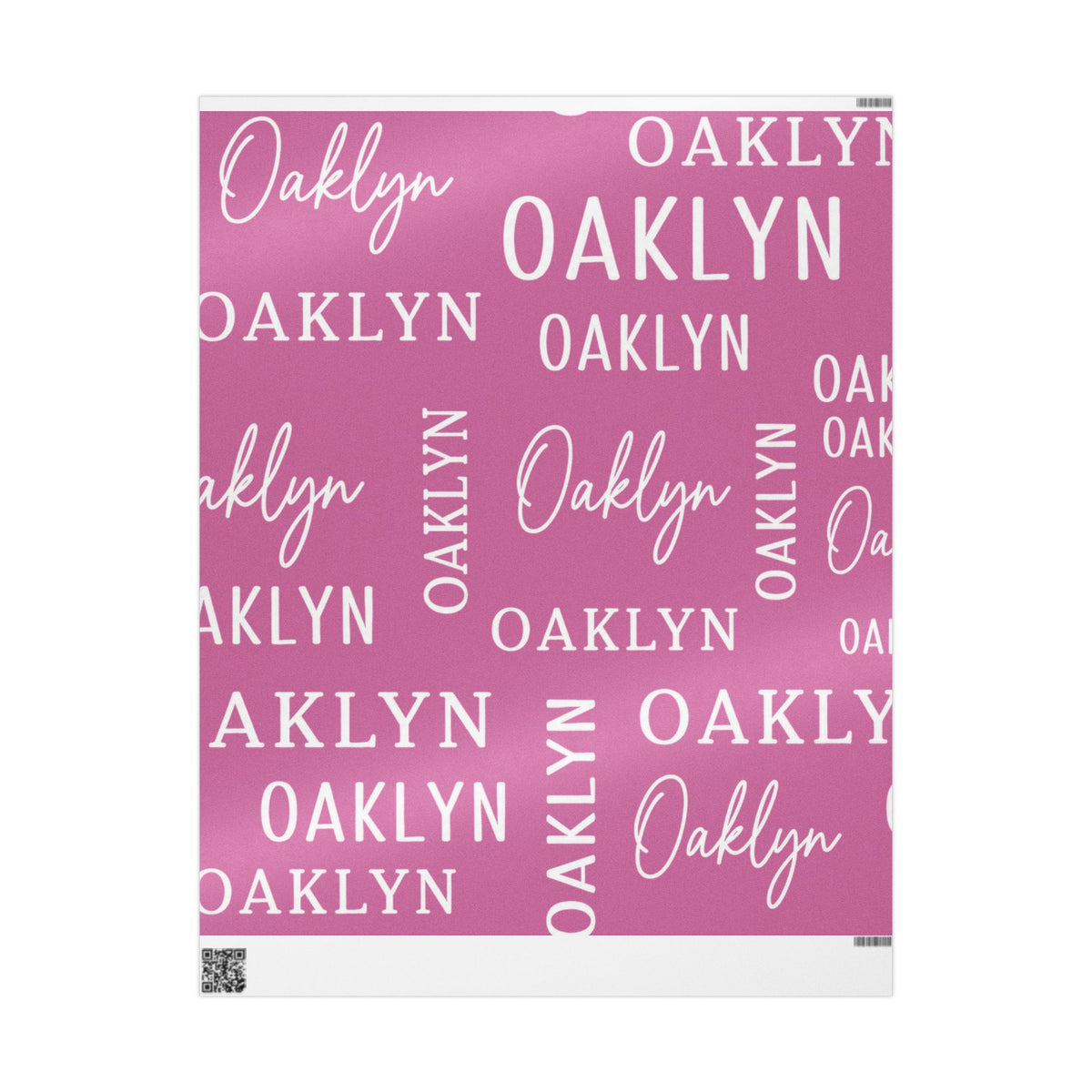 Custom Wrapping Paper