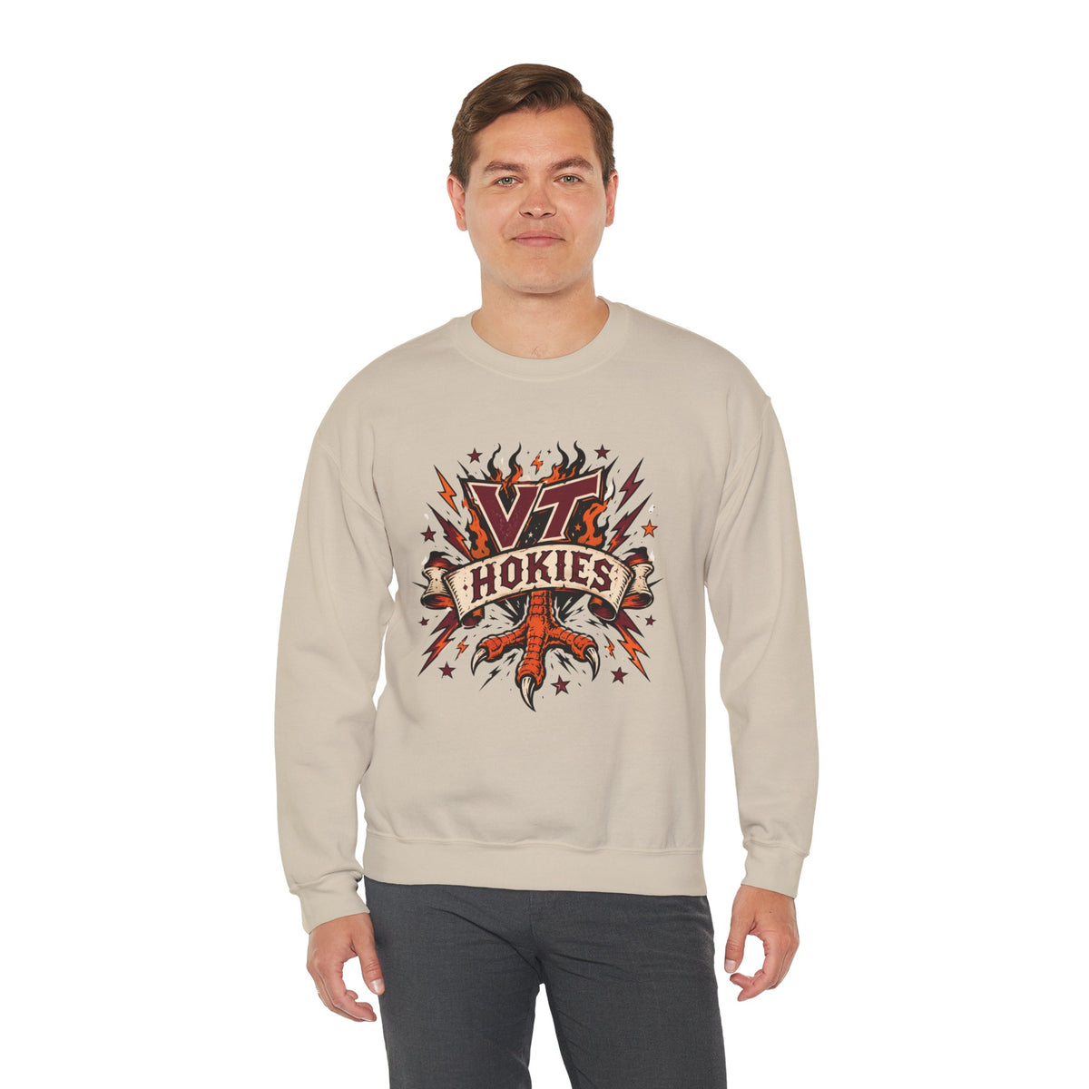 Virginia Tech Crewneck Unisex Heavy Blend™ Crewneck Sweatshirt