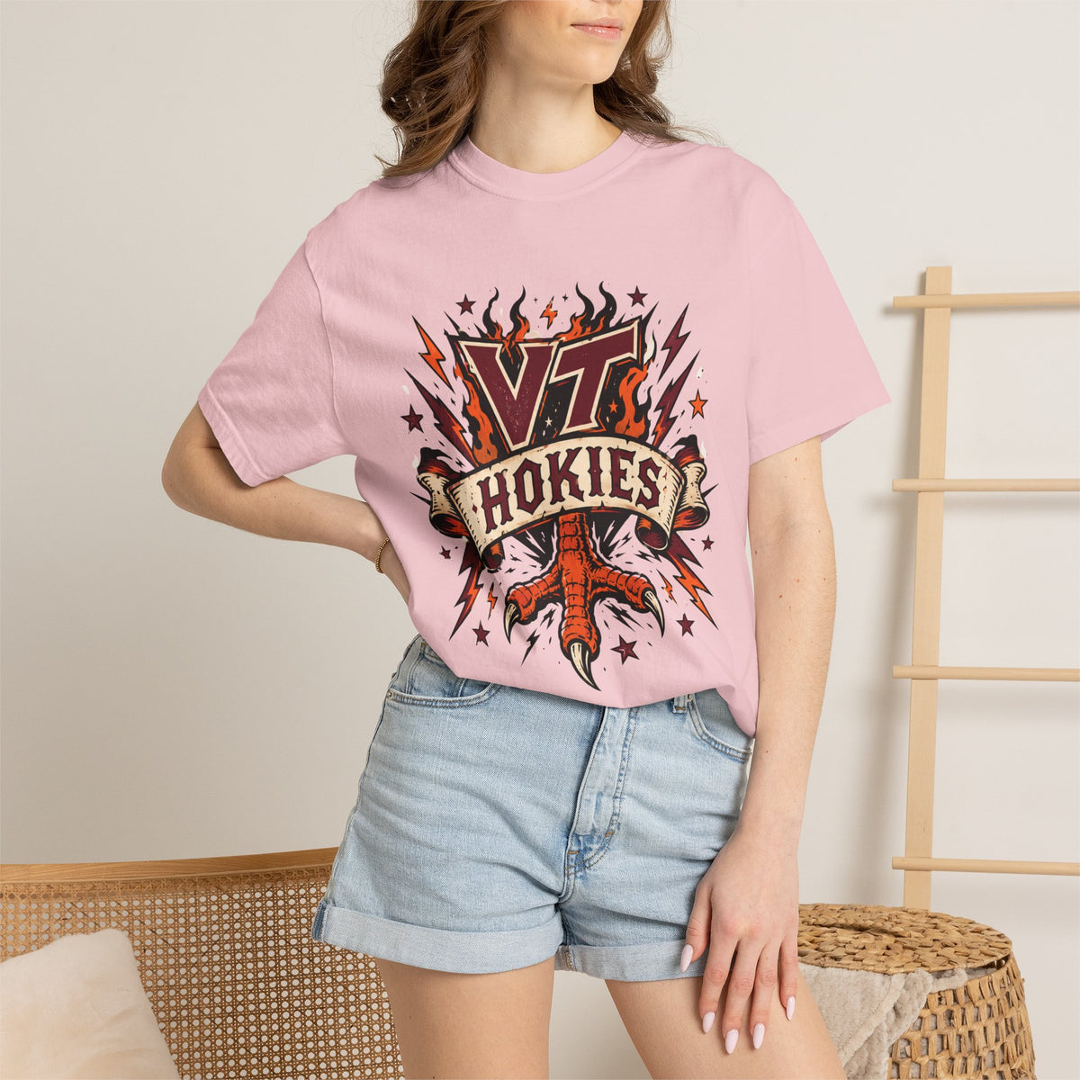 VA Tech Hokies Unisex Garment-Dyed T-shirt