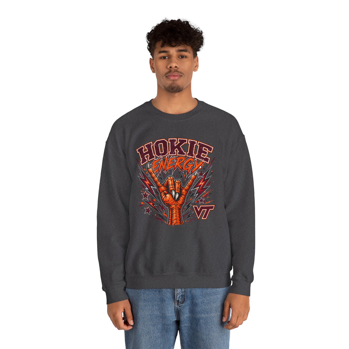Hokie Energy Crewneck Sweatshirt