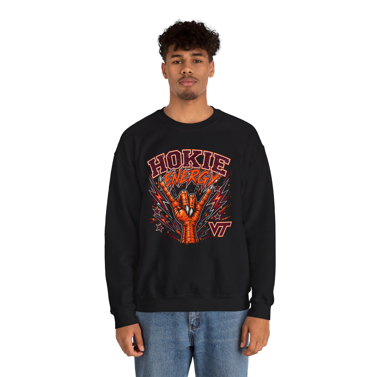 Hokie Energy Crewneck Sweatshirt
