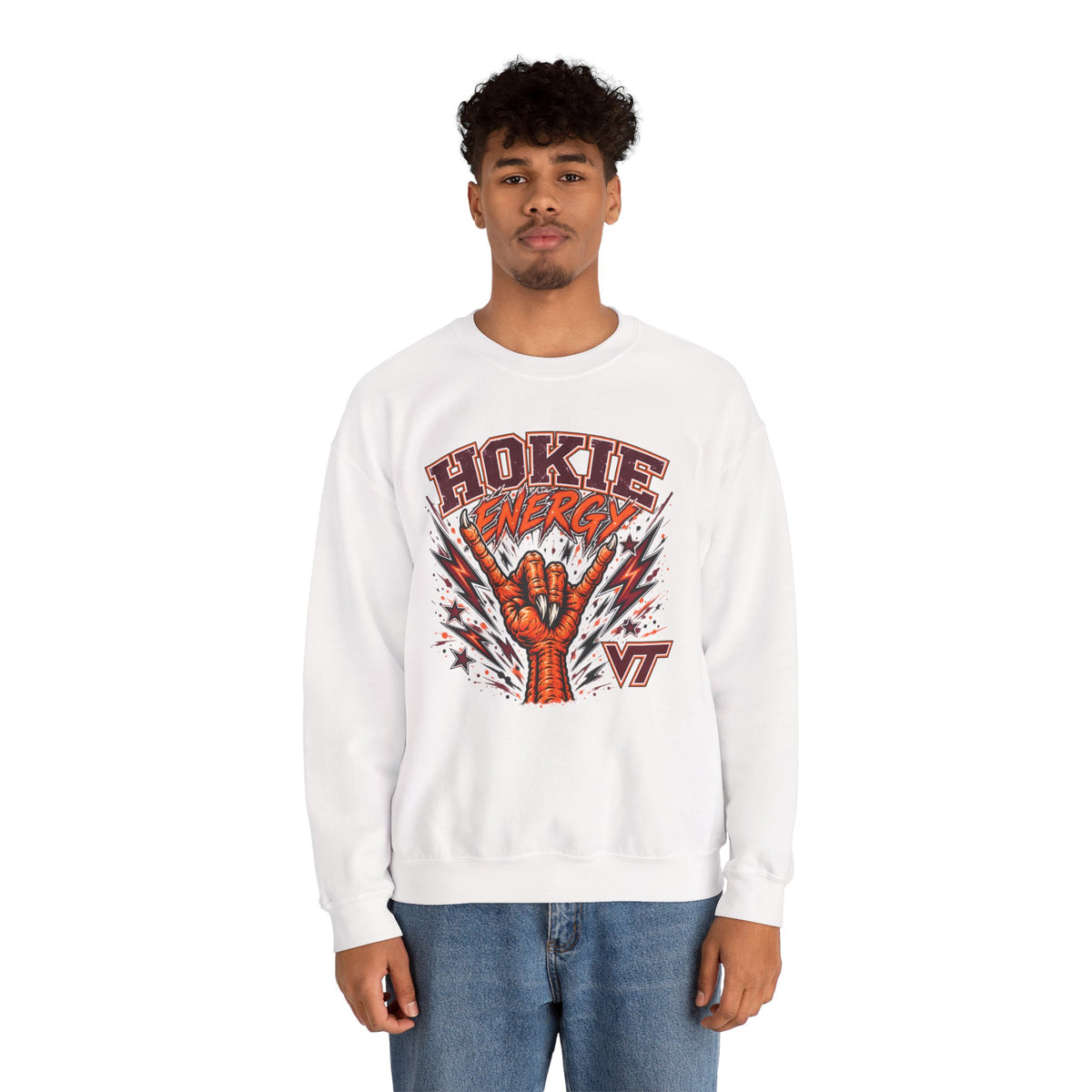 Hokie Energy Crewneck Sweatshirt