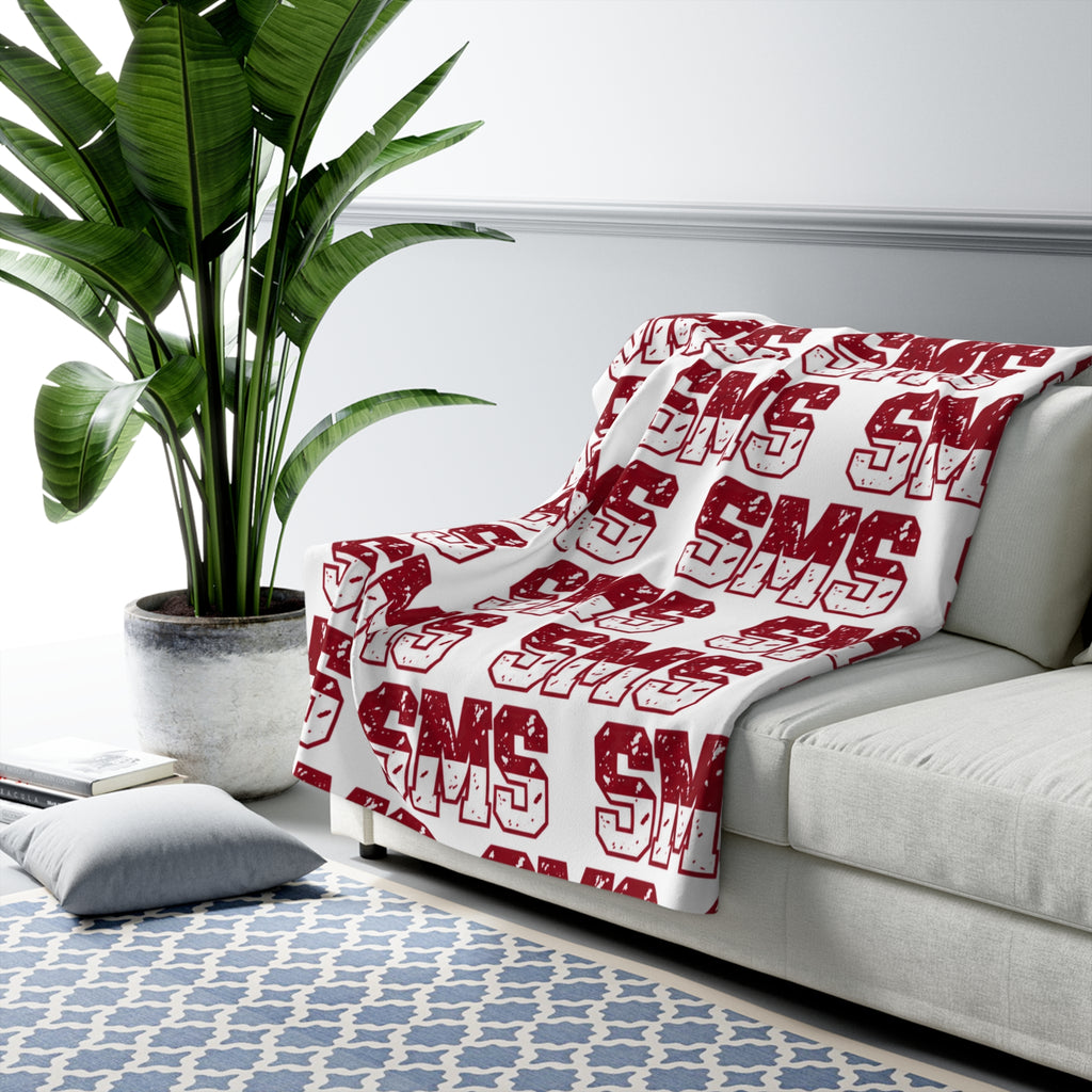 SMS Sherpa Fleece Blanket