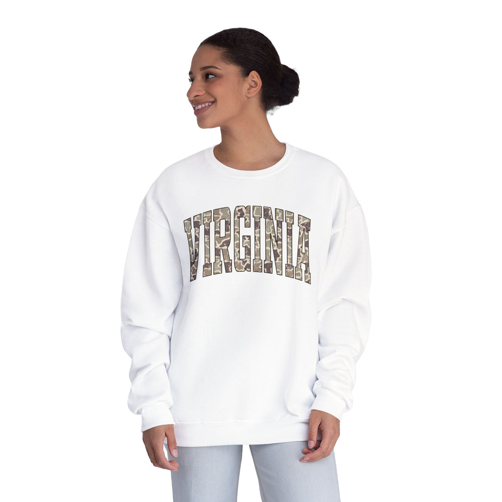 Camo Virginia Crewneck