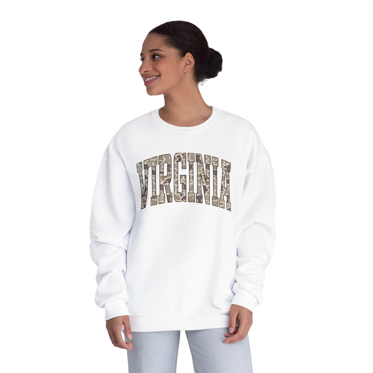 Camo Virginia Crewneck