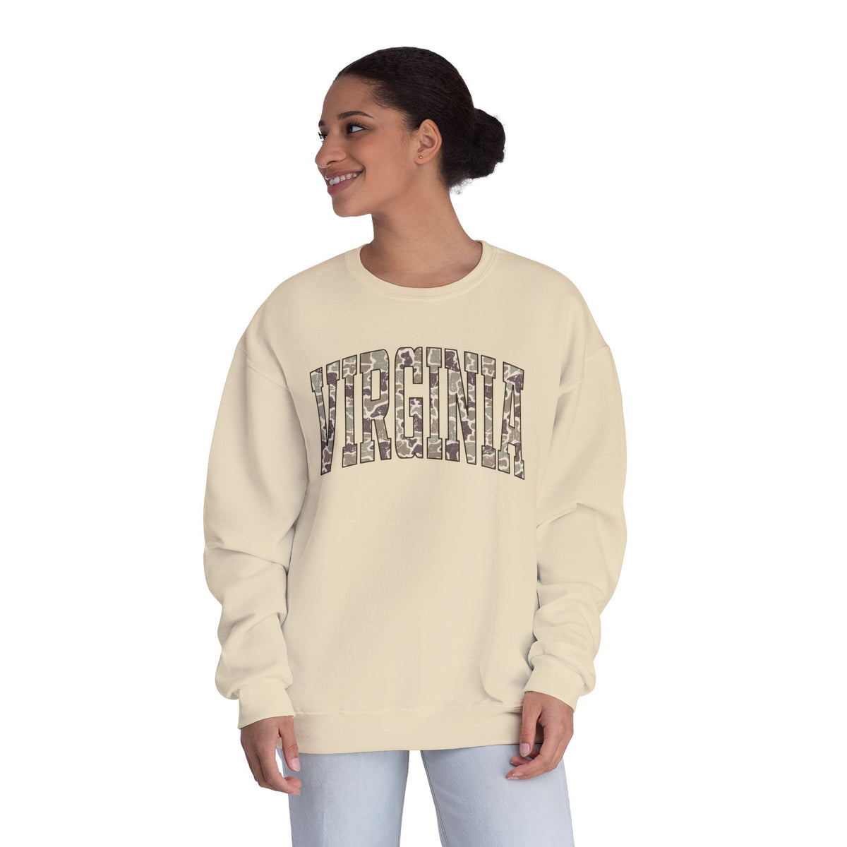 Camo Virginia Crewneck