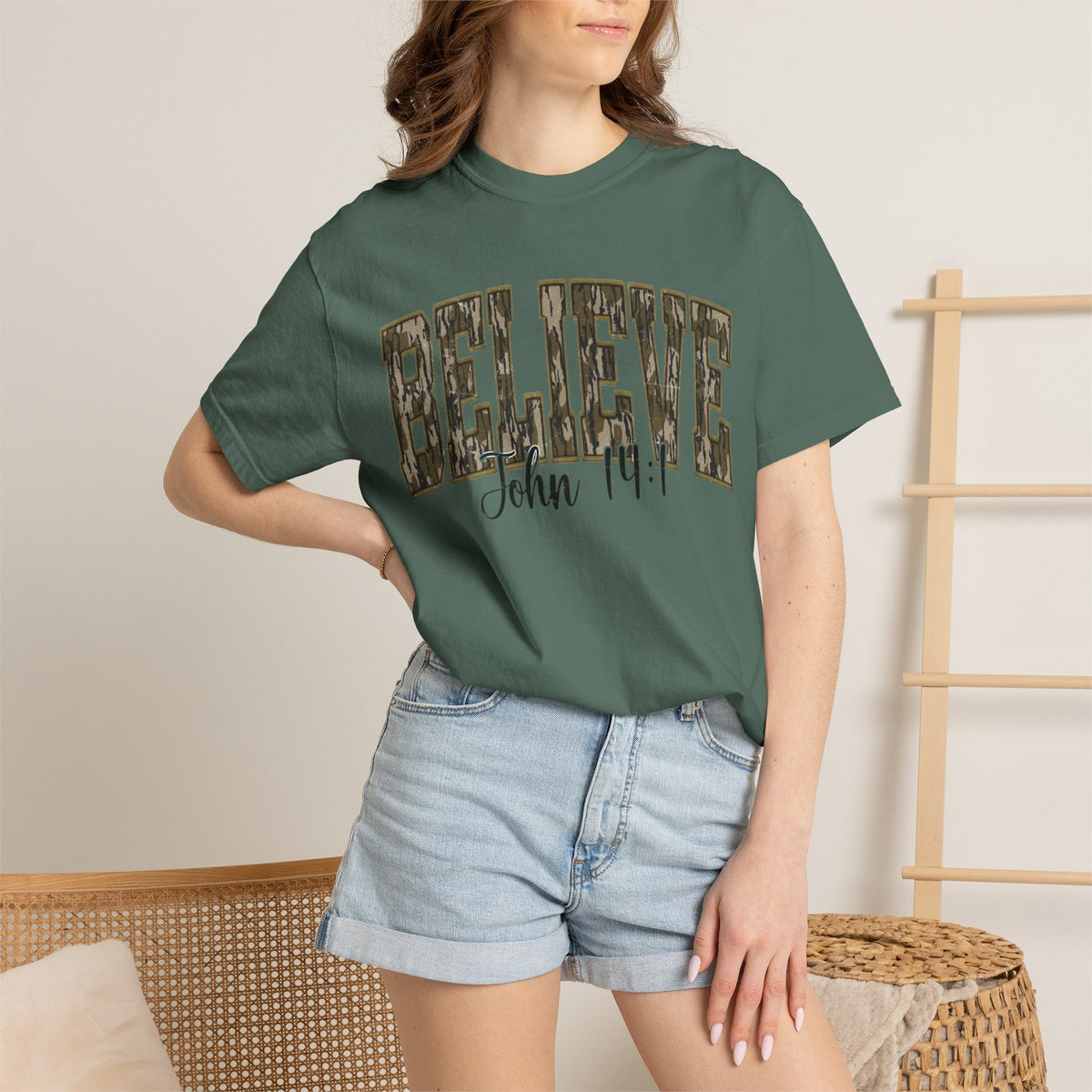 Believe Camo T-shirt