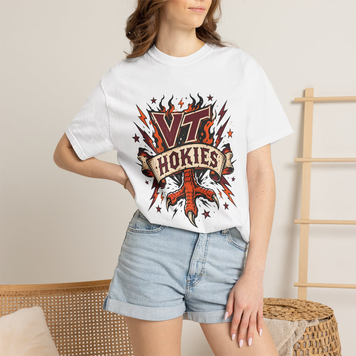 VA Tech Hokies Unisex Garment-Dyed T-shirt