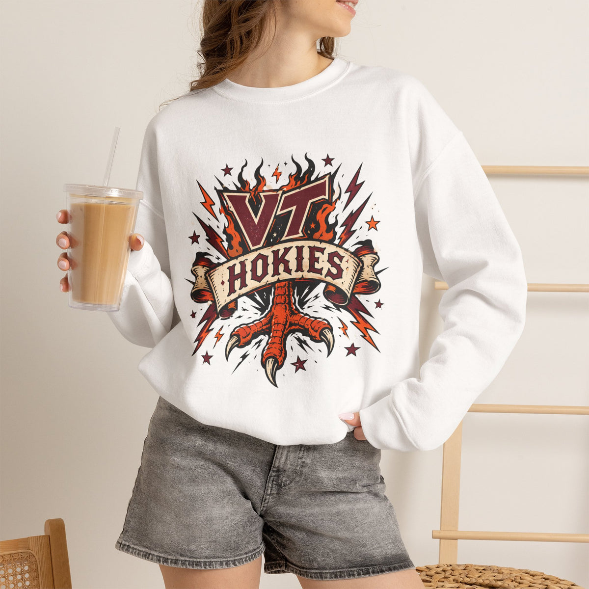 Virginia Tech Crewneck Unisex Heavy Blend™ Crewneck Sweatshirt