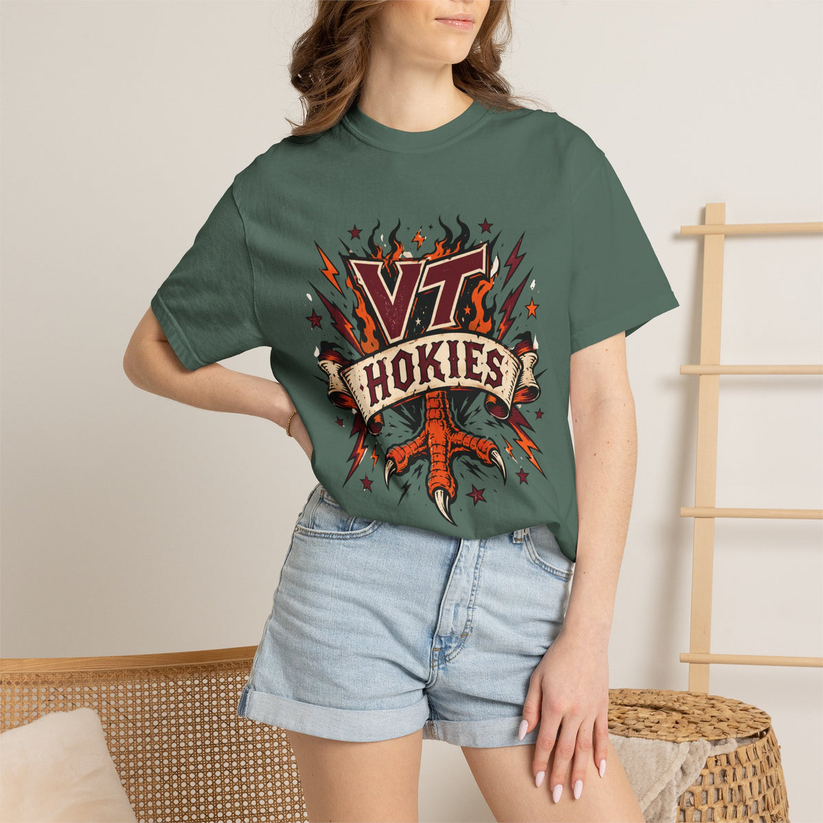 VA Tech Hokies Unisex Garment-Dyed T-shirt