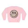 Checkered Smiley Crewneck