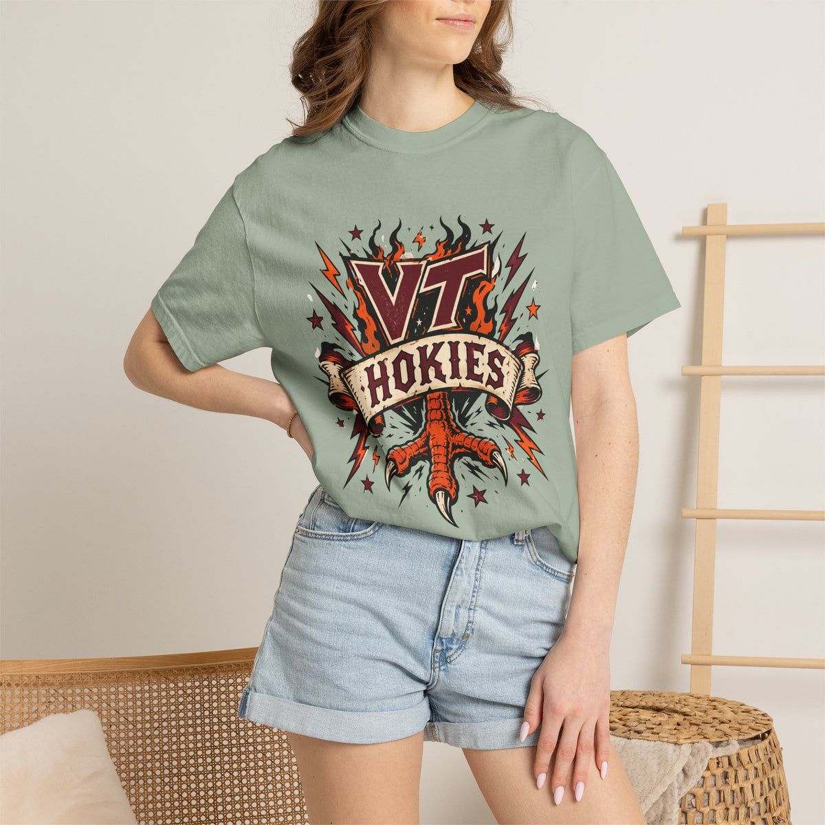 VA Tech Hokies Unisex Garment-Dyed T-shirt