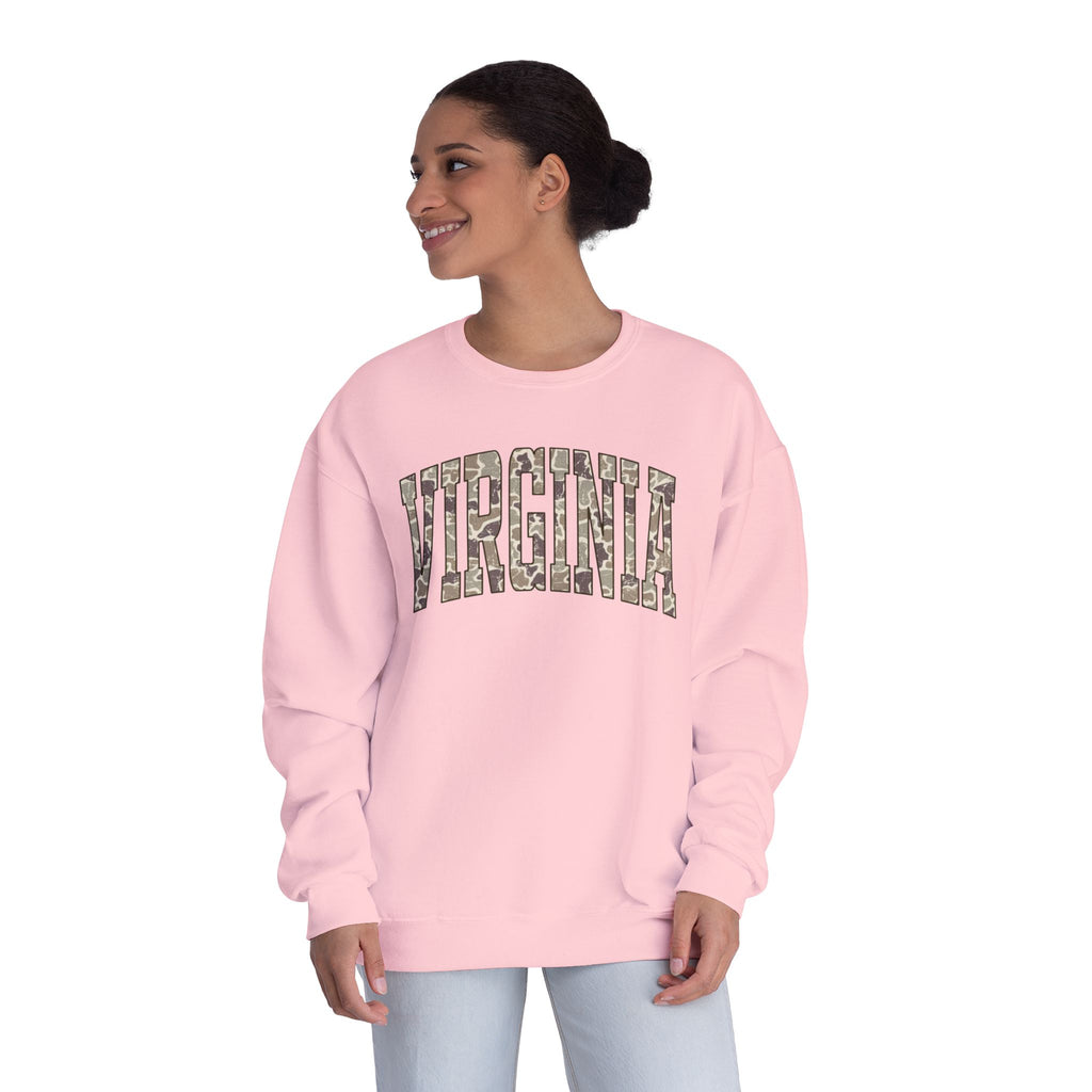 Camo Virginia Crewneck
