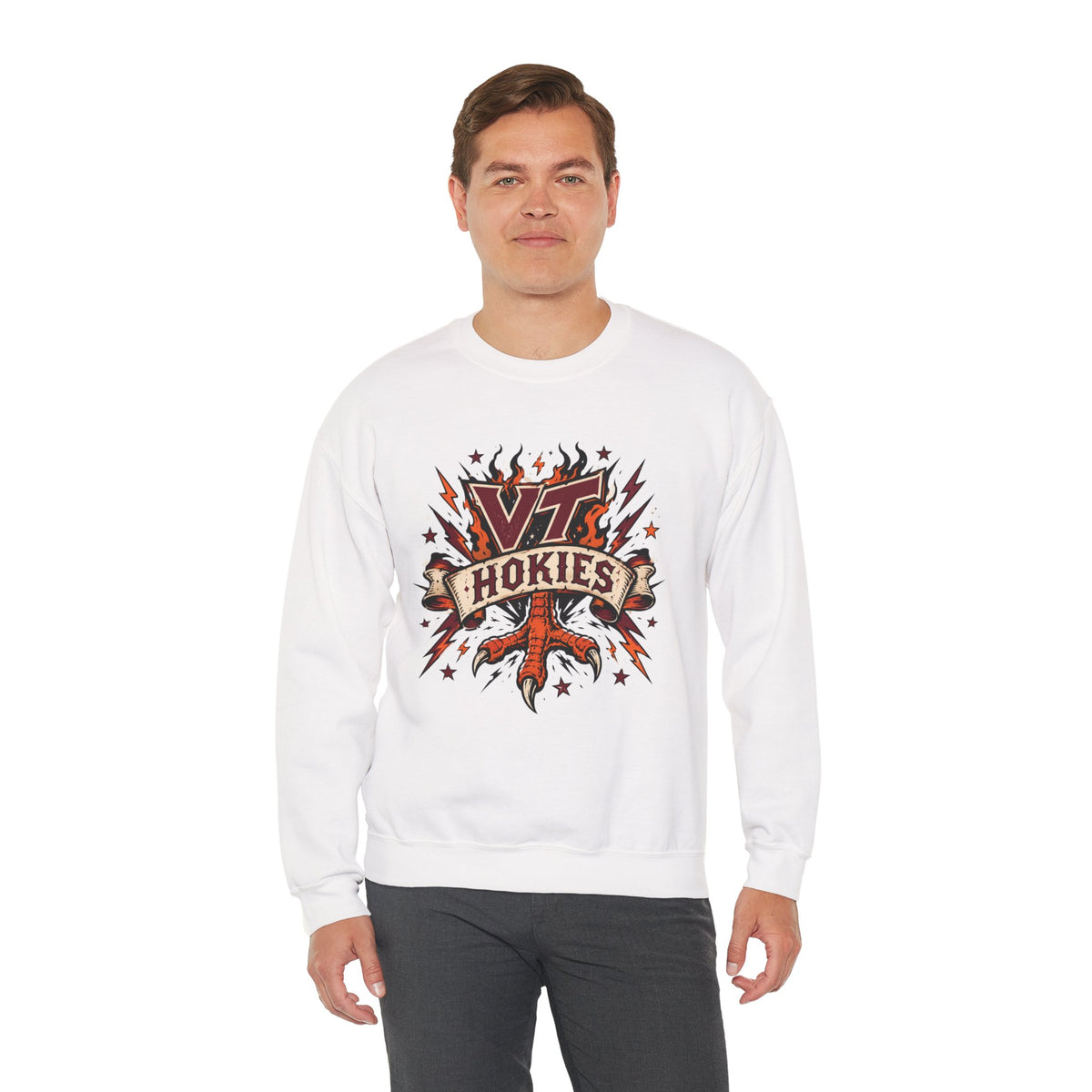 Virginia Tech Crewneck Unisex Heavy Blend™ Crewneck Sweatshirt