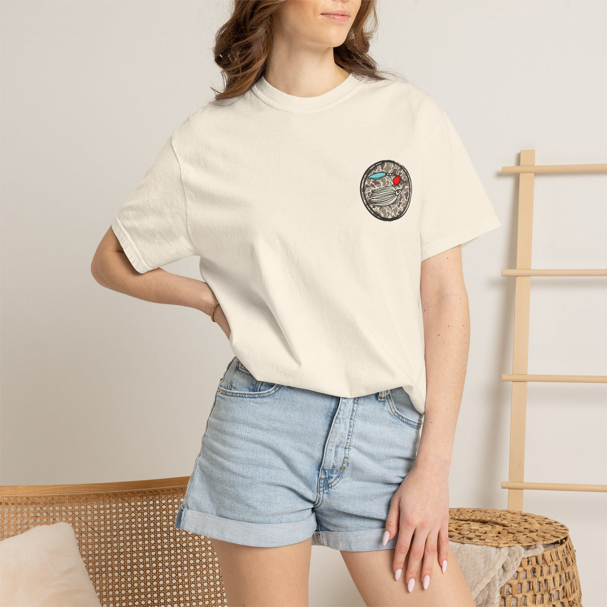 Hooked on Fishing Unisex Garment-Dyed T-shirt