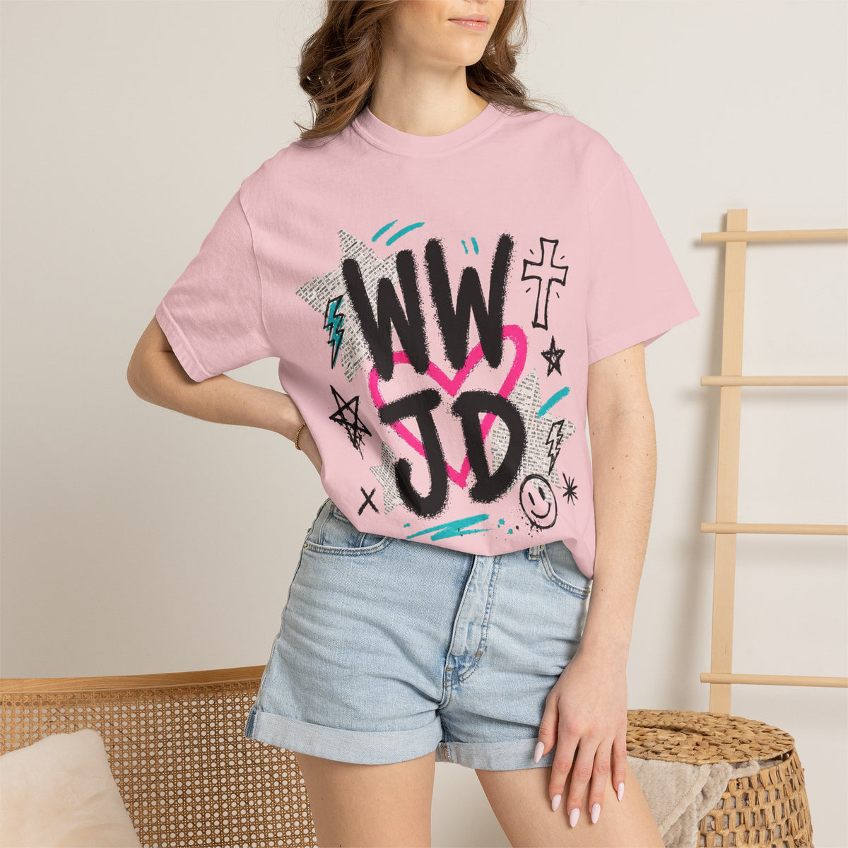 WWJD Unisex Garment-Dyed T-shirt