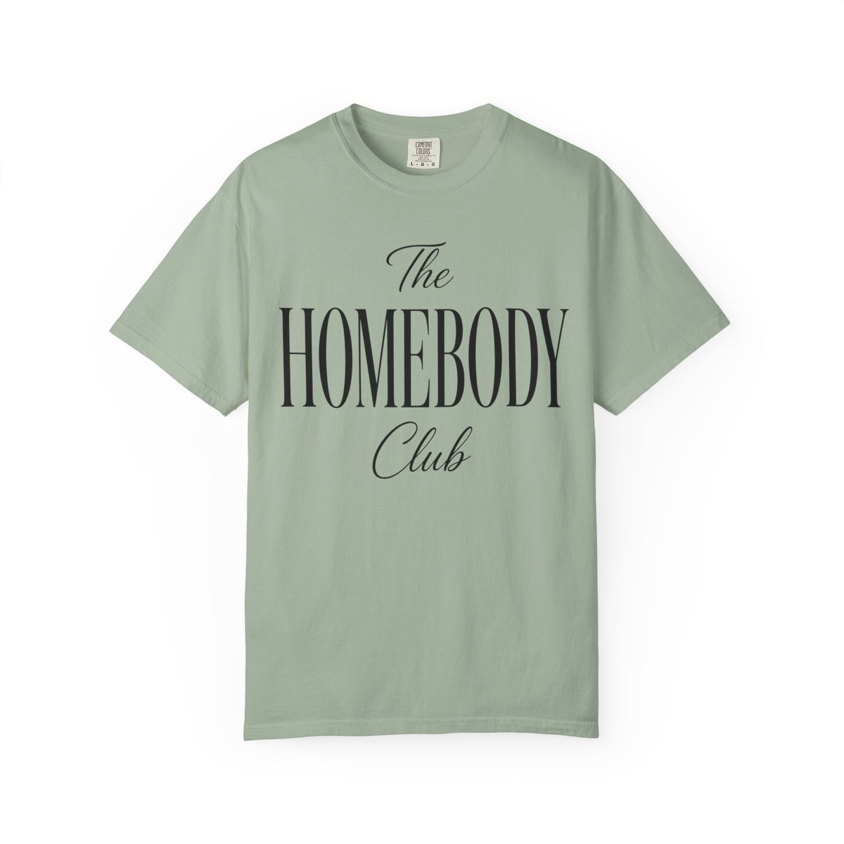 The Homebody club Blk Unisex Garment-Dyed T-shirt