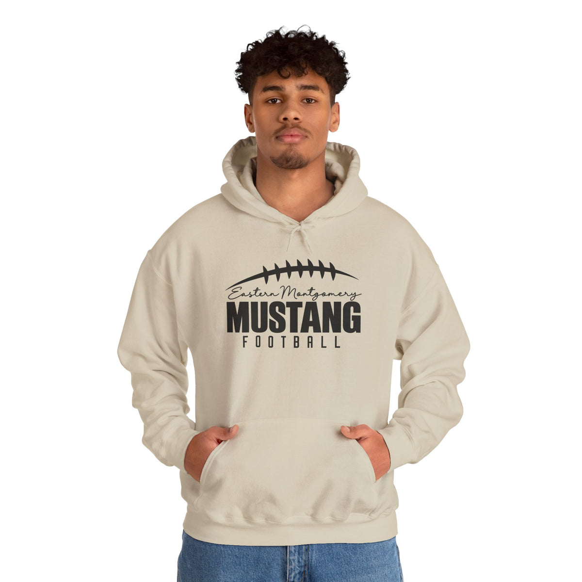 Mustang Football Hooded Sweatshirt